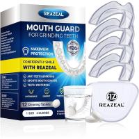 ราคา Mouth Guard for Grinding Teeth at Night Moldable Dental Guard for Sleeping Nighttime Protection for Teeth with Cleaning Tablets 4 Packs (24775986456)