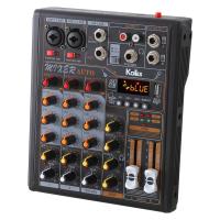 ราคา Professional mixer 4 channels 6channels เครื่องผสมสัญญาณเสียงระดับมืออาชีพ มิกเซอร์ 3EQ SOUND MIXER (126764205078)