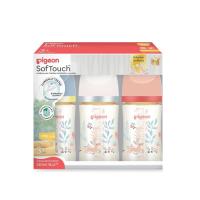 ราคา Pigeon พีเจ้น ขวดนมคอกว้างสีชา PPSU ลาย GOOSE RABBIT 5ออนซ์ และ 8ออนซ์ แพ็ค 3 (126977766764)