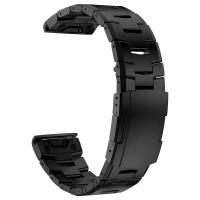 ราคา QuickFit 22มม 26มม ไทเทเนียมสายสำหรับการ์มิน Fenix 8 51มม 47มม 7 7X 6 6X Pro วงเหล็กสแตนเลสสำหรับ Garmin Fenix3 5 5X Plus สายรัดข้อมือ (24118478218)
