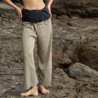 ราคา กางเกงเลลินิน 3 สี Ohana Love Wrap Pants seasalt and vinegar (23359986718)