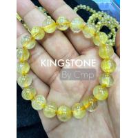ราคา GOLDEN RUTILATED QUARTZ PREMIUM GRADE กำไลหิน ไหมทองคำ เกรดพรีเมียม 8 10 12 มม (21621110111)
