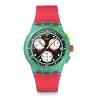 ราคา นาฬิกา Swatch Chronograph SWATCH NEON EMERALD CHRONO SUSG409 (25185596069)