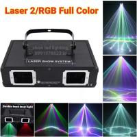 ราคา Laser 2 RGB Full Color disco laser light ไฟเลเซอร์ดิสโก้ ไฟดิสโก้ ไฟเธค ไฟปาตี้กระพริบตามจังหวะเพลง (4277810654)
