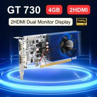 ราคา SRhonyra NVIDIA GT 730 4GB DDR3 2HDMI Dual Monitors Display Graphics card Single slot low profile GPU for Gaming PC PCIe2 0 X16 (22536501264)