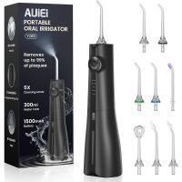 ราคา Water Flosser Pick for Teeth Braces 300ML Cordless Power Dental Flossers with 8 Jet Tips Oral Irrigator 5 Use Modes IPX7 Waterproof Portable for Home Travel (24776087104)