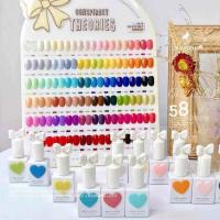 ราคา สีเจล Macaron SANSU Korea 58 สี แถมชาร์จสี แถมเบส ท็อป สีสวย ติดทนนาน (21706149283)