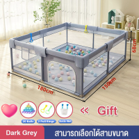 ราคา คอกกั้นเด็ก คอกกั้น คอกเด็ก 6ฟุต คอกกั้นเด็กตาข่าย คอกกั้นเด็กผ้าตาข่าย ที่กั้นเตียง เสริมนวมกันกระแทก 5 6ฟุต ขนาด180x200cm (25033138178)