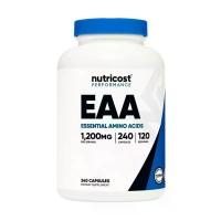 ราคา Nutricost EAA Essential Amino Acid 1200mg 240 Capsules กรดอมิโน (22609735105)