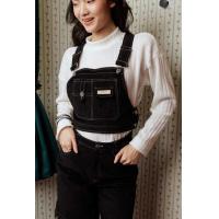 ราคา CAMPBELL BLACK OVERALLS เอี๊ยมผ้าลูกฟูก (126748125300)