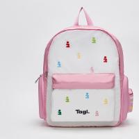 ราคา Tagi Tagi Haha Popcorn Puppy Print Foldable Shrink Bag ฮาฮา ป๊อปคอร์น กระเป๋าเป้สะพายหลังแบบมีเชือกผูก กระเป๋านักเรียน EVA ขนาดเล็ก (24500600449)