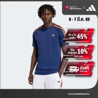 ราคา adidas ไลฟ์สไตล์ เสื้อยืด 3 STRIPES ผู้ชาย สีน้ำเงิน KC8642 (26291497637)