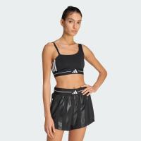ราคา adidas Gym Training Lifestyle Hyperglam 3 Stripes Light Support Bra Women Black KC7704 (26291916410)