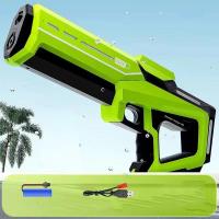 ราคา Electric Water Guns For Adults Powerful Squirt Automatic Water Suction Water Blasters Summer Outdoor Beach Toy For Kids Gift (24566644353)