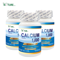 ราคา Calcium 1000 x 3 ขวด THE NATURE แคลเซียม 1000 เดอะ เนเจอร์ แคลเซียม คาร์บอเนต Calcium Carbonate (4691894712)