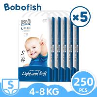 ราคา 5แพ็ค มีสินค้า Bobofish แพมเพิส ผ้าอ้อมสําเร็จรูป ผ้าอ้อมเด็กสำเร็จรูป แพมเพิสเด็ก ผ้าอ้อม แพมเพิส ผ้าอ้อมแ (15575030581)