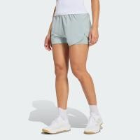 ราคา adidas Gym Training กางเกงออกกำลังกายขาสั้นทูอินวัน D4T Go To ผู้หญิง สีเขียว KE7397 (26291260403)