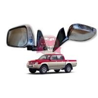 ราคา กระจกมองข้าง MITSUBISHI L200 STRADA มิตซูบิชิ สตาด้า สีโครเมี่ยม สีดำ ปรับมือ คู่ ซ้าย ขวา (21383888375)