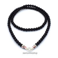 ราคา Stone Necklace Onyx สร้อยคอหิน นิลแบบด้าน ขนาด 6 มม by siamonlineshop (1681046928)