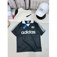 ราคา ของแท้ 100 เสื้อฟุตบอล Adidas Originals Retro Jersey เสื้อคอปกแขนสั้น ลายทางเงา สไตล์วินเทจ สวมใส่สบาย สำหรับผู้ชายและผู้หญิง S XL (26436147935)