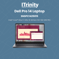 ราคา Dell Pro 14 SNSPC1425015 Laptop PC14250 Intel Core 5 เดลล์ คอมพิวเตอร์พกพา 14 นิ้ว รับประกัน 3 ปี On site (126635031716)