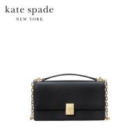 ราคา Kate Spade New York กระเป๋าสะพายข้างรุ่น Deco Mini Flap Chain Crossbody KJ656 001 สี Black (25301474899)
