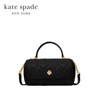 ราคา Kate Spade New York กระเป๋าสะพายข้างรุ่น Heart Barrel Quilted Crossbody KK175 001 สีดำ (24345019942)