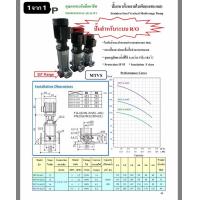 ราคา ปั๊มน้ำแนวตั้งหลายใบพัดรุ่น MTVS 412 ยี่ห้อAPP Stainless Vertical Multi stage Pump คุณภาพระดับมืออาชีพ (127035501514)