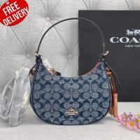 ราคา COACH C8163 KLEO HOBO IN SIGNATURE CHAMBRAY (22369942705)