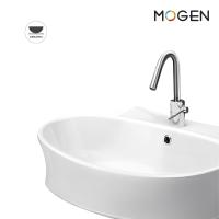 ราคา MOGEN MA063 ดีลิเคท อ่างล้างหน้า ชนิดวางบนเคาน์เตอร์ สีขาว (16676964587)