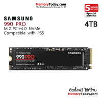 ราคา SAMSUNG 990 PRO PCIe4 0 M 2 NVMe SSD 1TB 2TB 4TB (21378519353)