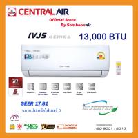 ราคา CENTRAL AIR รุ่น IVJS13 1 แอร์ติดผนัง INVERTER ขนาด 13000 BTU (18319241784)