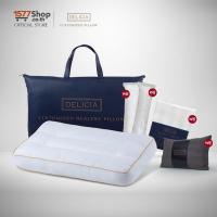 ราคา delicia custom (เดลิเซีย) หมอนจูนคอ 1 ใบ ฟรี 4 ชิ้น หมอนรองหลัง - 1577shop (DEL48)