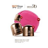 ราคา (2ฟรี2) minus 20 ไมนัสทเวนตี้ ครีมเกล็ดทอง ผิวตึง ฉ่ำ ไบร์ท | เซตสุดคุ้ม - 1577shop (MNS0005)