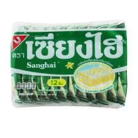 ราคา เซียงไฮ เวเฟอร์เคลือบครีมกลิ่นวานิลลา 12pcs (Sanghai Vanilla Flavoured Cream Wafers 12pcs) (8852047111131)