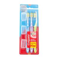 ราคา คอลเกตแปรงสีฟันเอ็กซ์ตร้าคลีน ซื้อ2แถม1 2+1 pcs (Colgate Toothbrush Extra Clean Buy2Free1 21 pcs) (8850006330715)