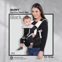 ราคา เป้อุ้มเด็กฮิปซีท Glowy Hip(ster) Seat นีโอ สีดำ