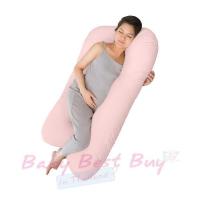 ราคา หมอนรองท้องเต็มตัว Glowy Full Body Pregnancy Pillow สีชมพู