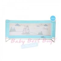 ราคา ที่กั้นเตียง Glowy Bedrail ความยาว 180cm ลายเพนกวิน สีฟ้า
