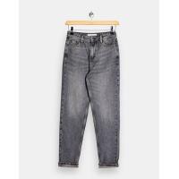ราคา Topshop Mom jeans in grey (23875818)