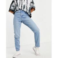 ราคา Topshop mom jeans in bleach (23906440)