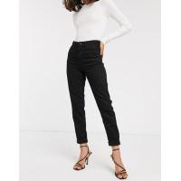 ราคา Topshop mom jeans in black (14129125)