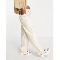 ราคา Topshop bluff pocket cargo jeans in ecru (202508811)