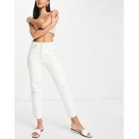 ราคา Topshop straight jeans in off white (201639516)