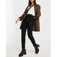 ราคา Topshop Mom jean in black (24263178)