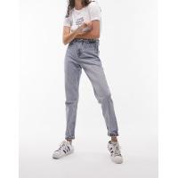 ราคา Topshop Mom jeans in bleach (201032119)