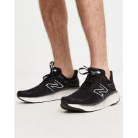 ราคา New Balance Running 1080 v12 trainers in black and white (203664056)
