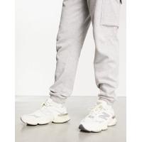 ราคา New Balance 9060 trainers in white and grey metallic (203636681)