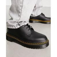 ราคา Dr Martens 1461 bex ds pltd 3 eye shoes in black backhand (203037687)