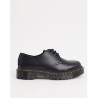 ราคา Dr Martens 1461 bex platform 3-eye shoes in black (20540568)
